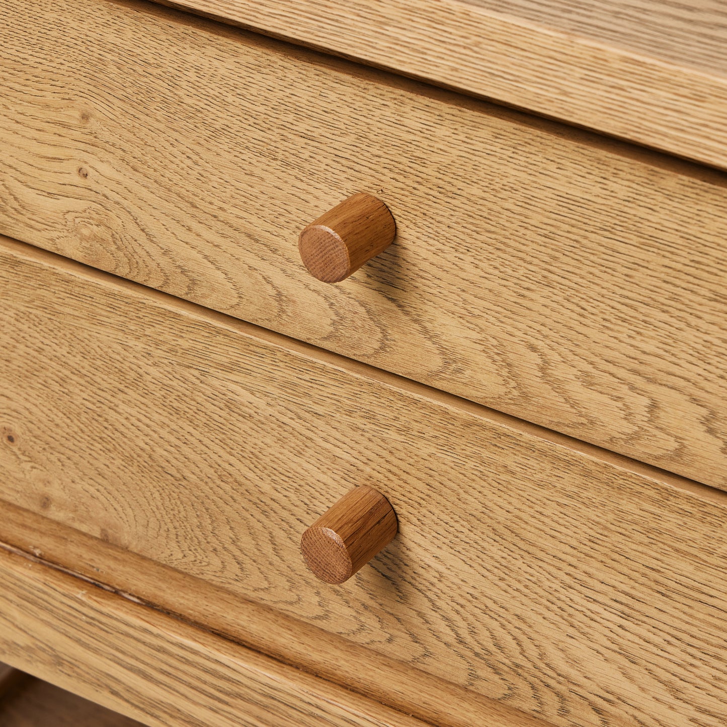 Evans Nightstand knobs up close