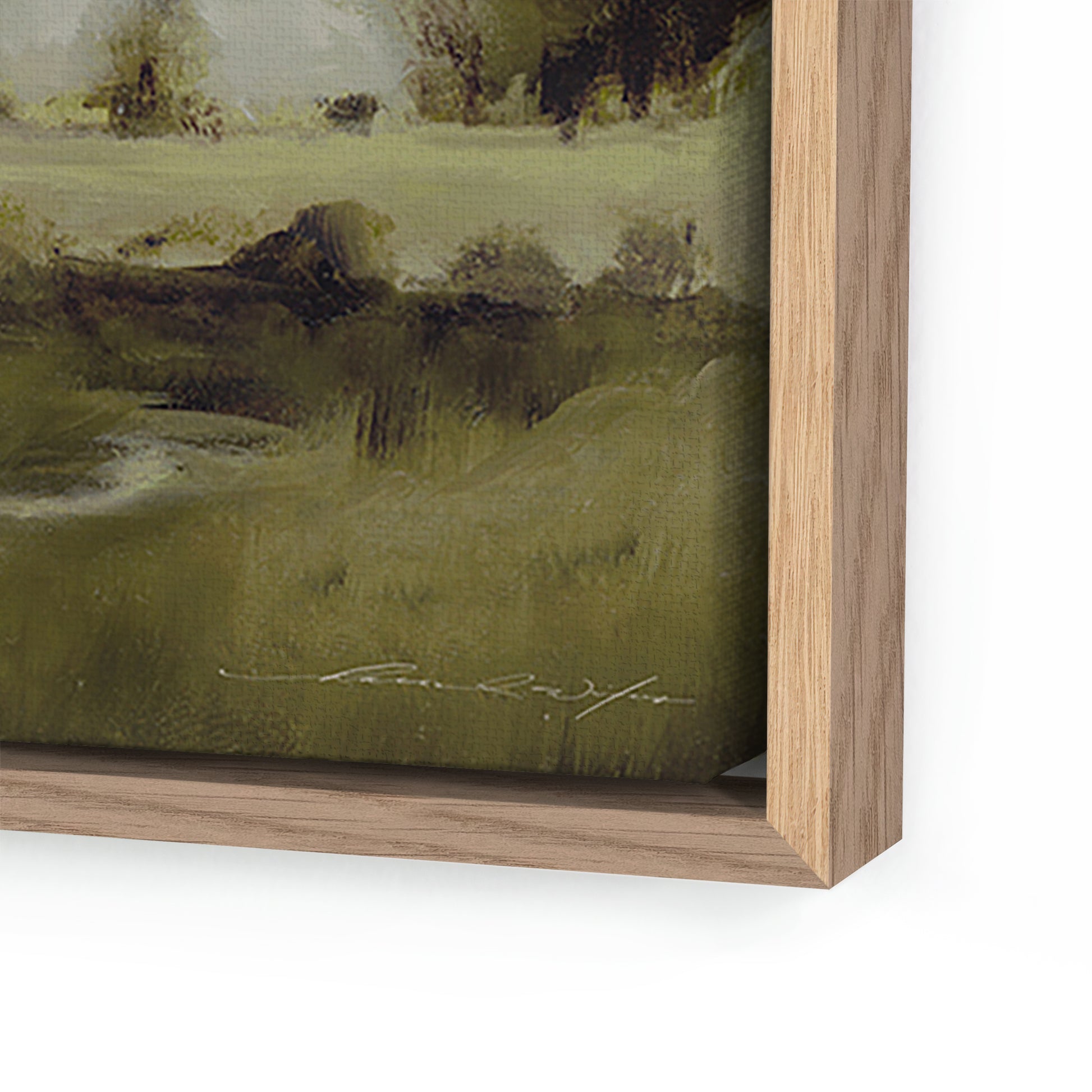 Meet Me There by Hannah Winters close up of artist signature