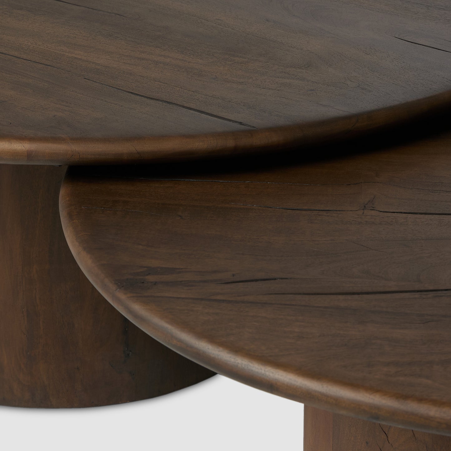 Matteo Wood Coffee Table up close