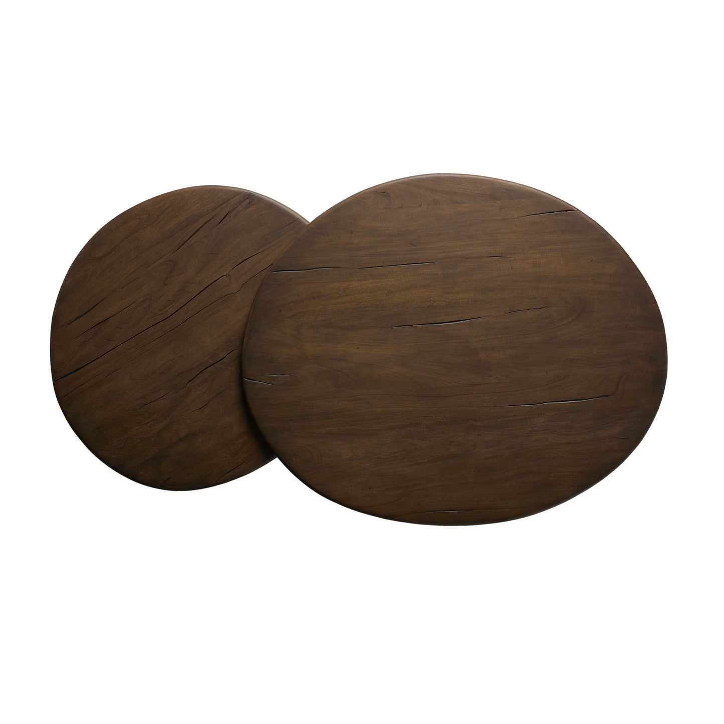 Matteo Wood Coffee Table set from above