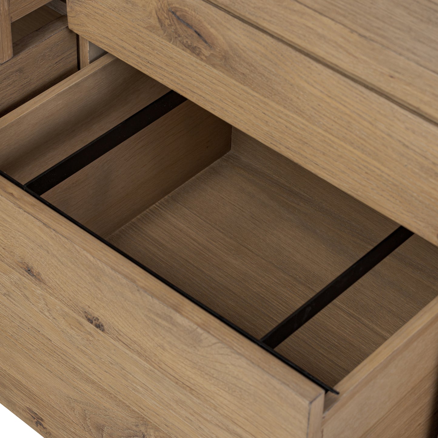 Joanne Rotating Desk drawers shown pulled out