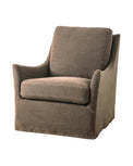 Sabine Swivel Chair in Broadway Coffee