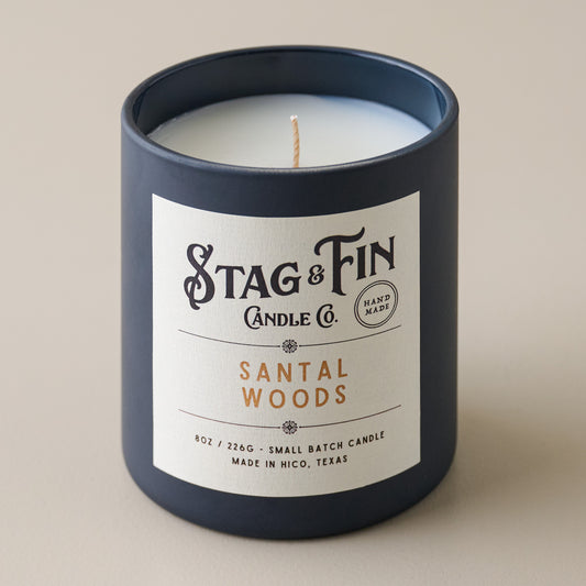 Stag and Fin Santal Woods Candle