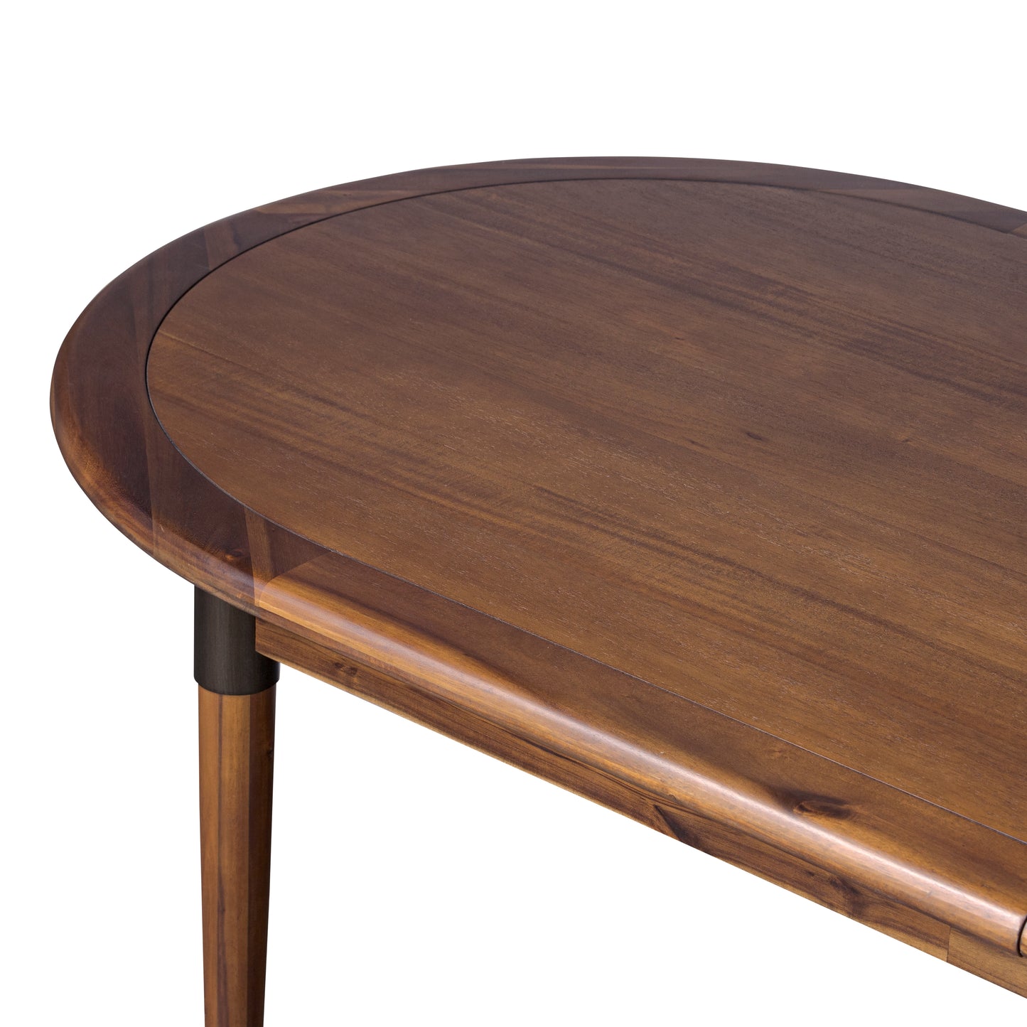 Piper Oval Extension Dining Table end up close