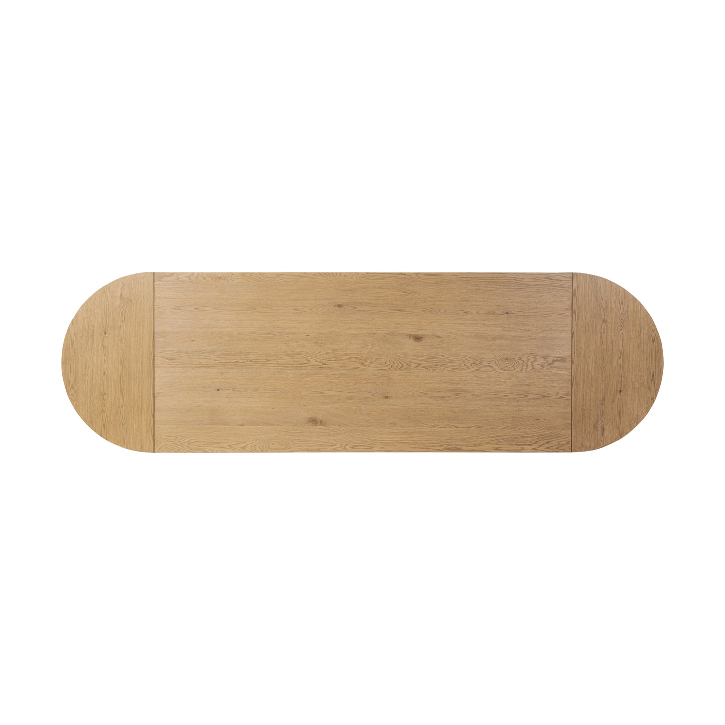 Beau Oval Extension Dining Table extended top view
