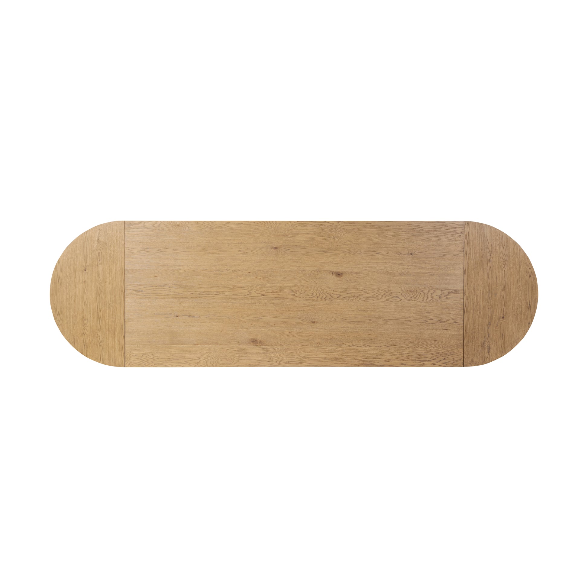 Beau Oval Extension Dining Table extended top view