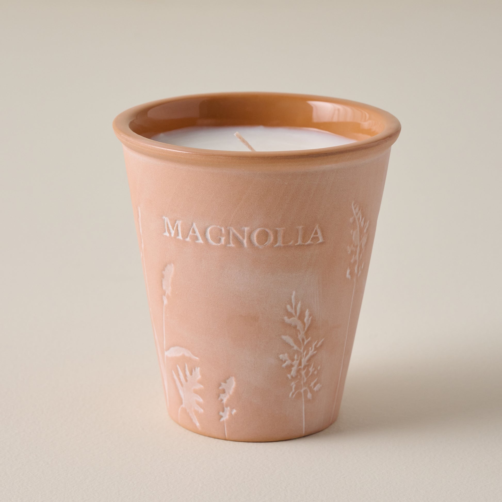 Magnolia Basil Orange Garden Pot Candle