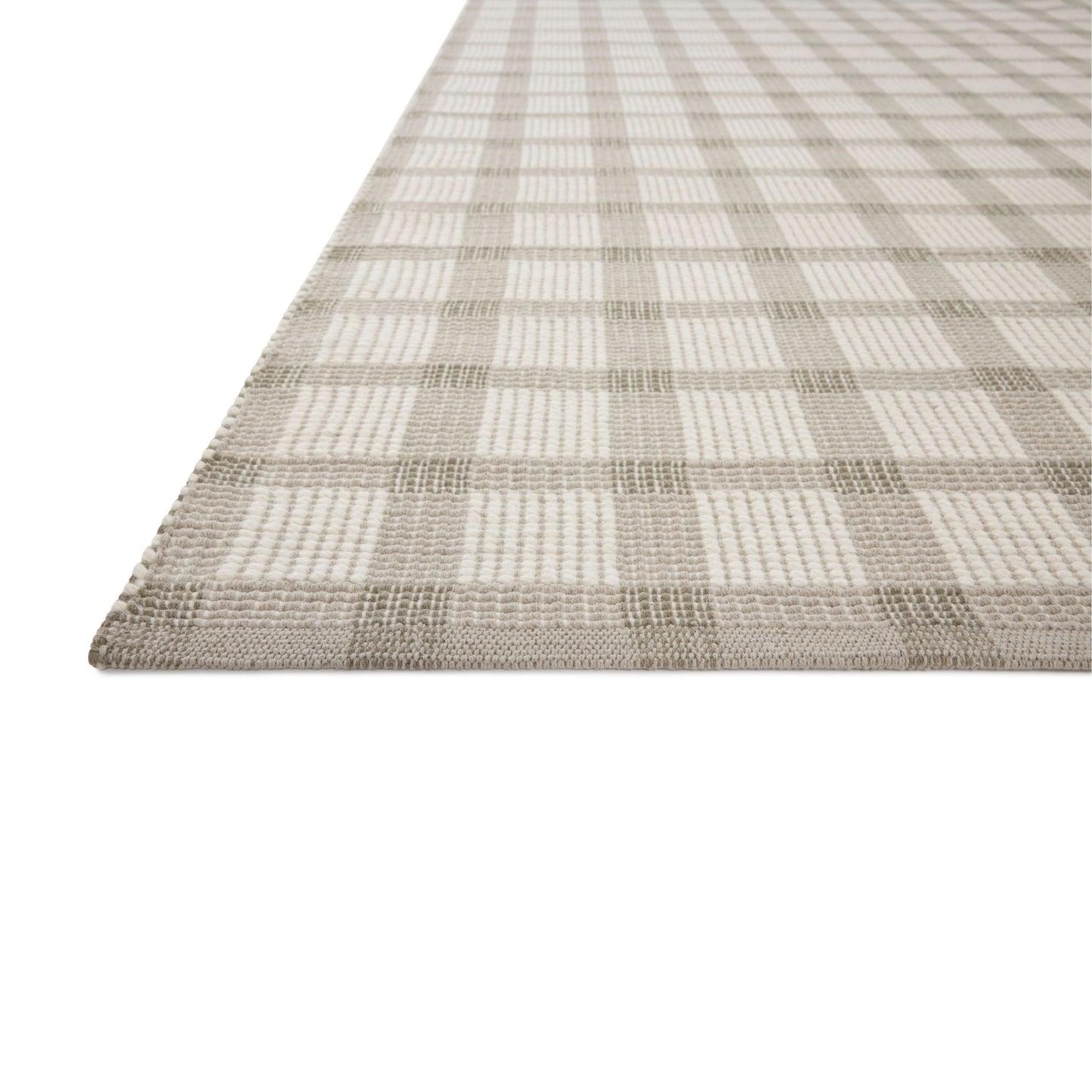 Ryder Stone Ivory Rug corner up close