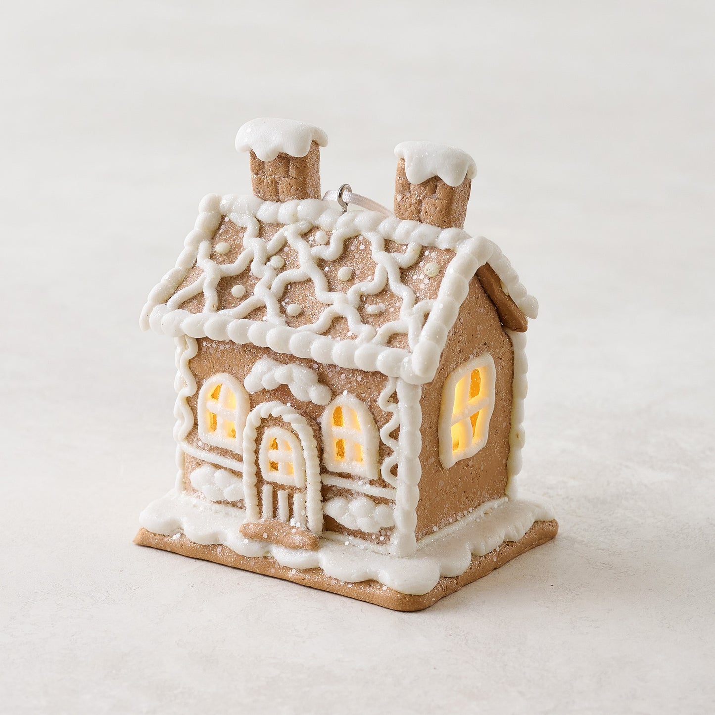 Cottage Gingerbread House Ornament