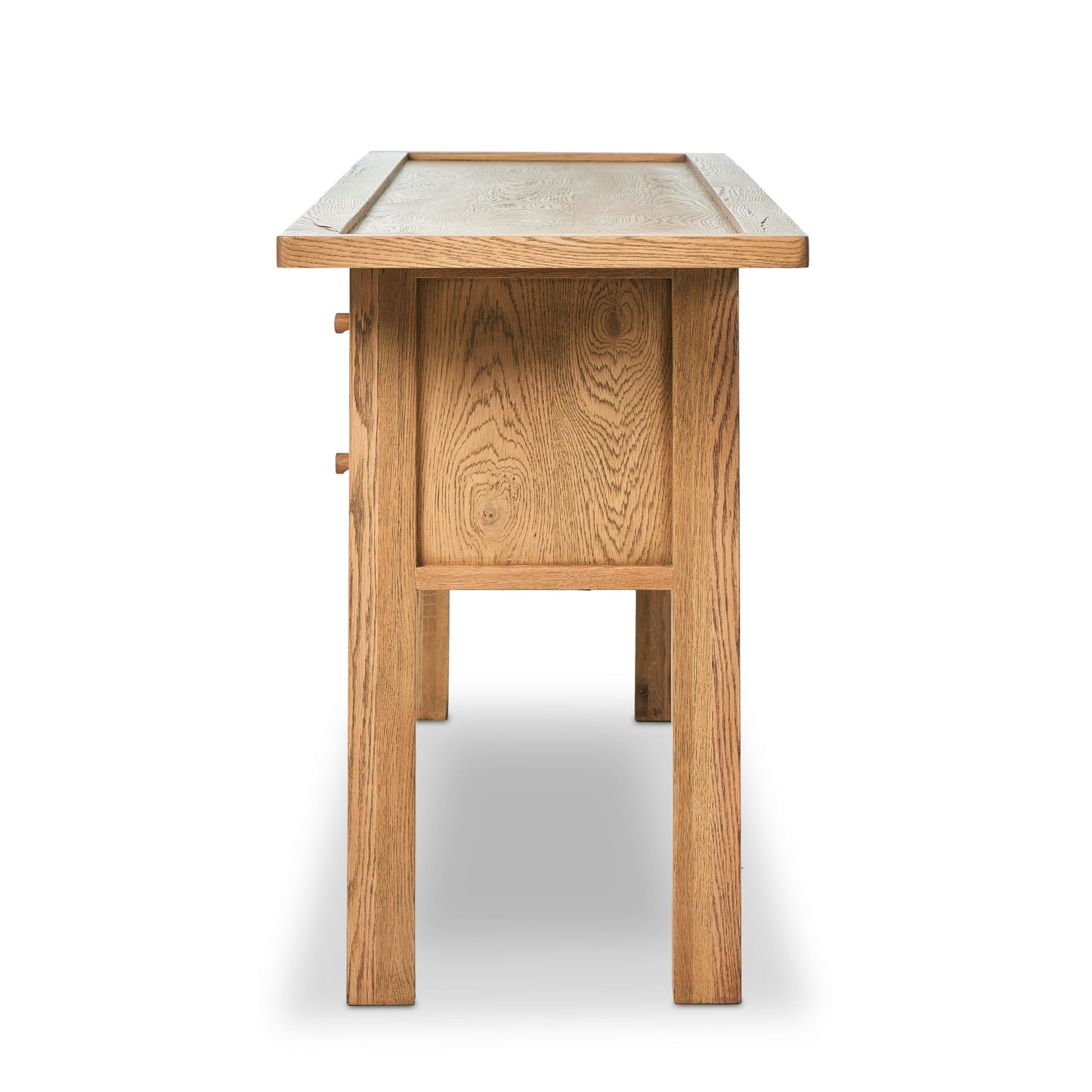 Evans Console Table end view