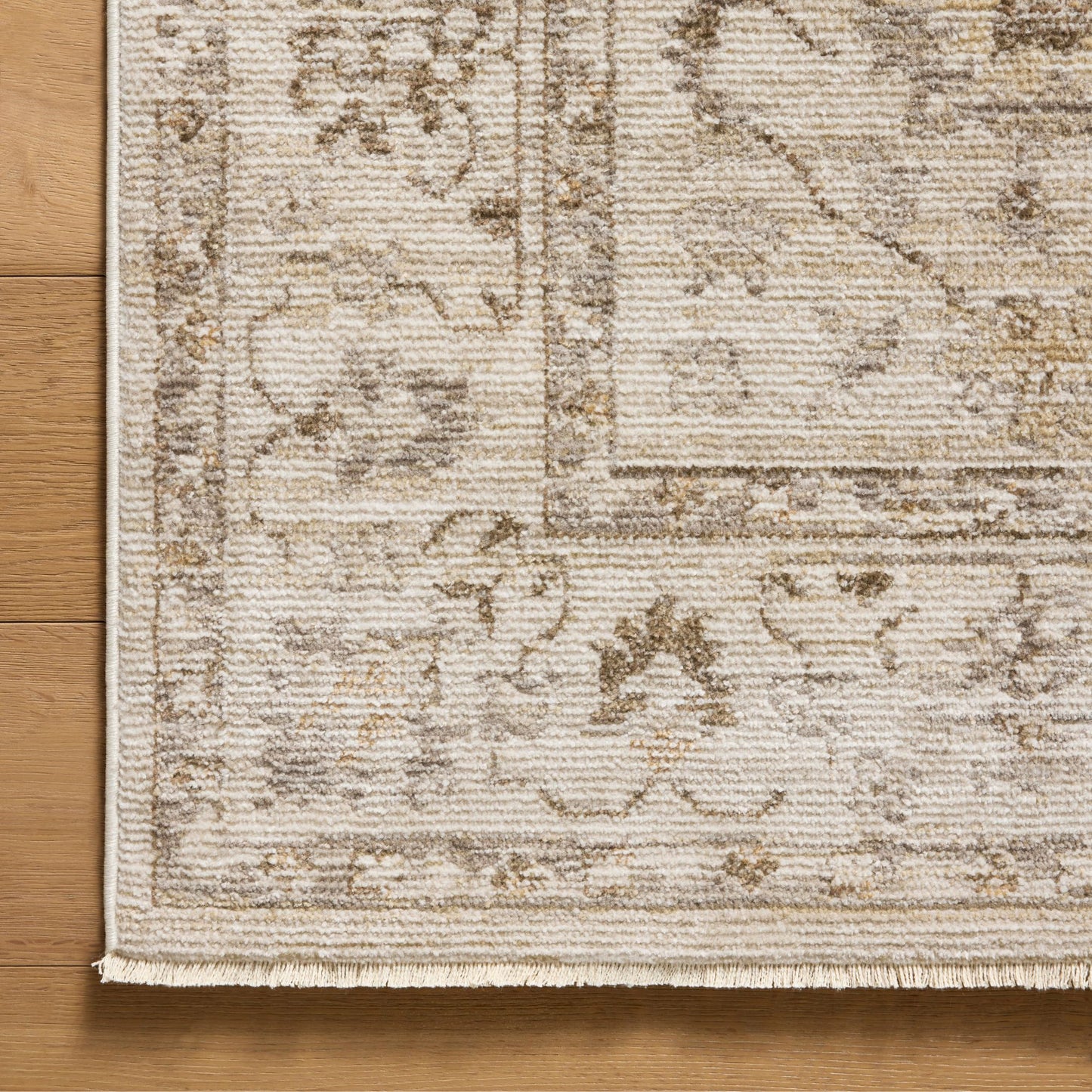 Pace Natural Stone Rug corner shown from above