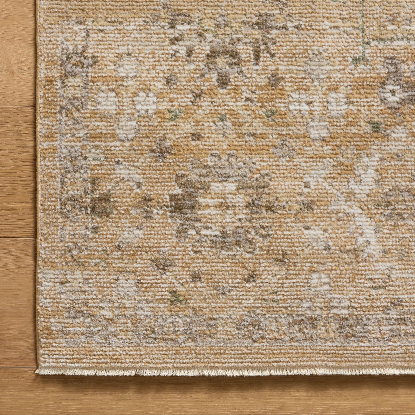 Pace Sunset Stone Rug corner shown from above