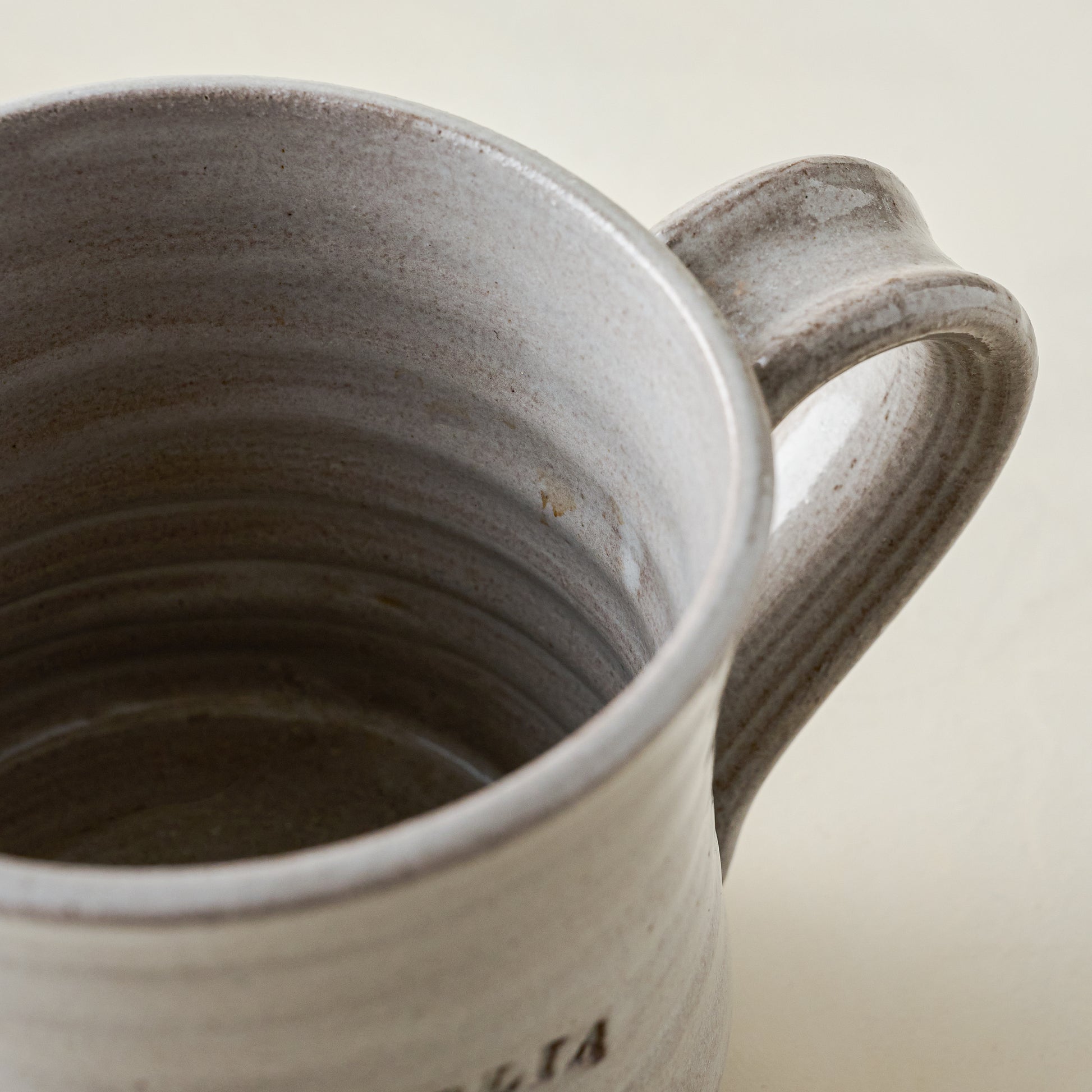 Magnolia Established Mug close up of mug handle