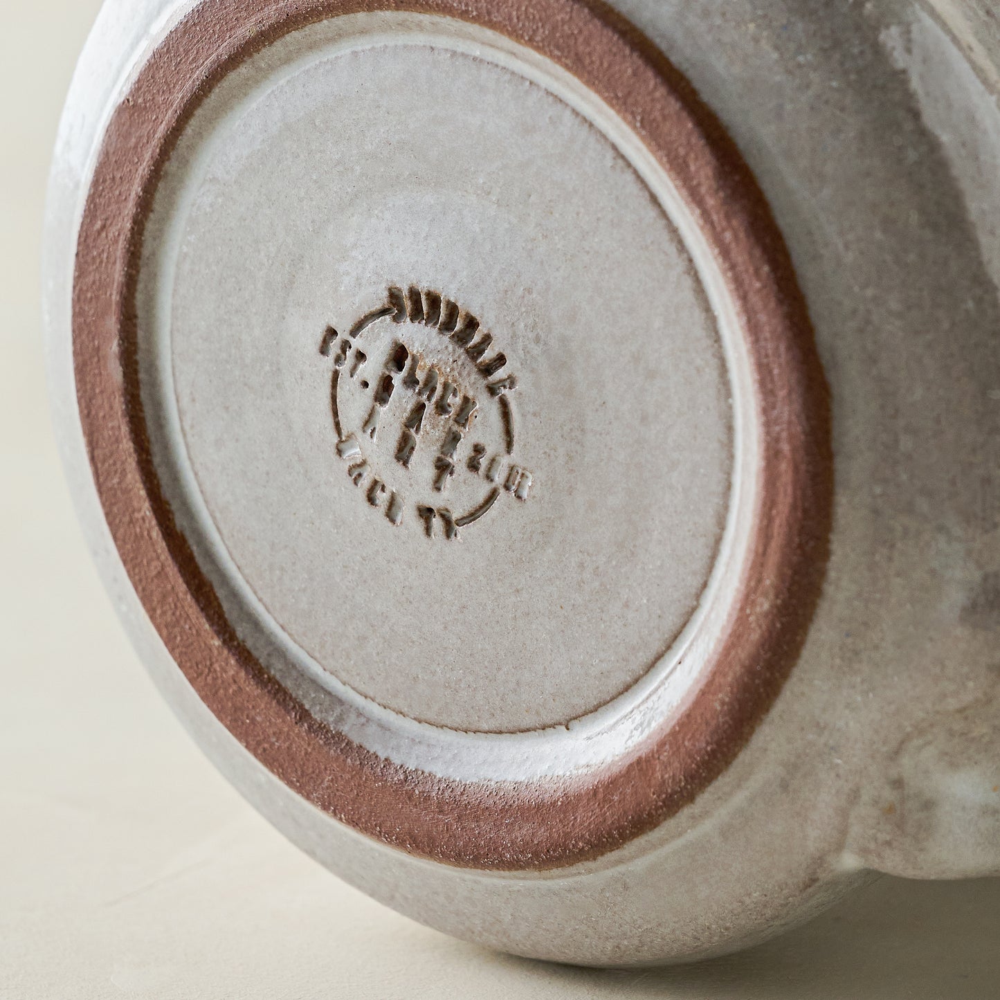 Magnolia Established Mug close up of bottom of mug