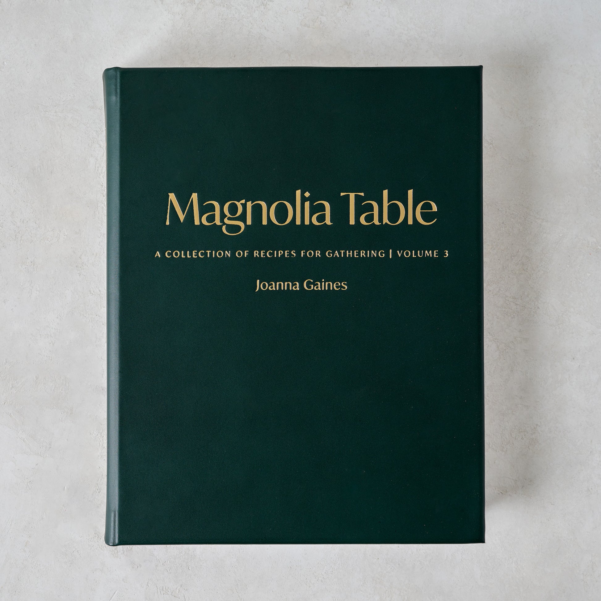 Leather Bound Magnolia Table Cookbook Volume 3