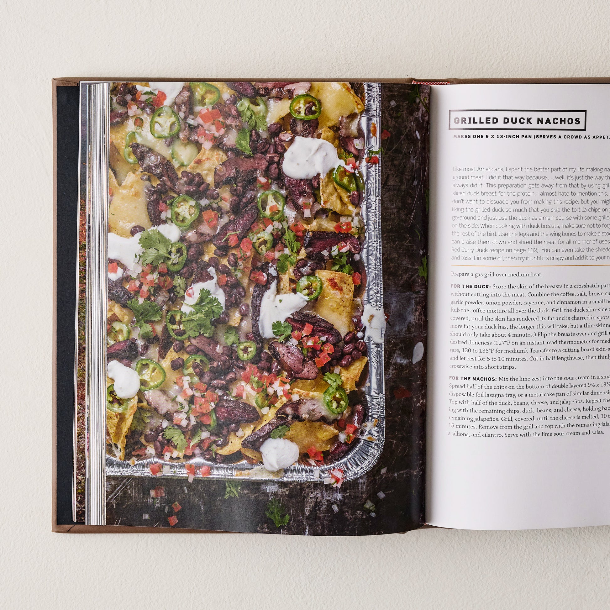 Meateater Fish and Game Cookbook shown open