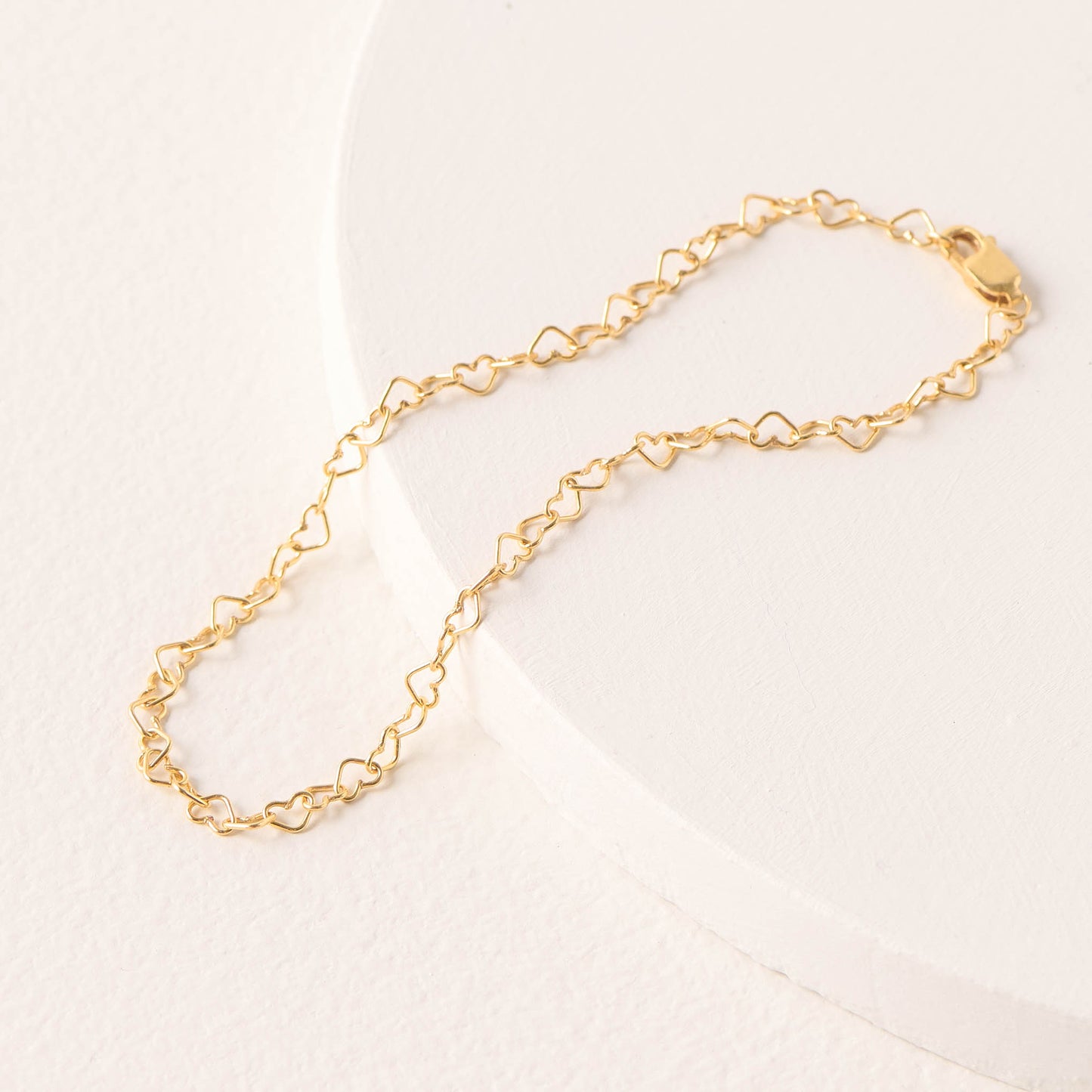 Heart Chain Bracelet