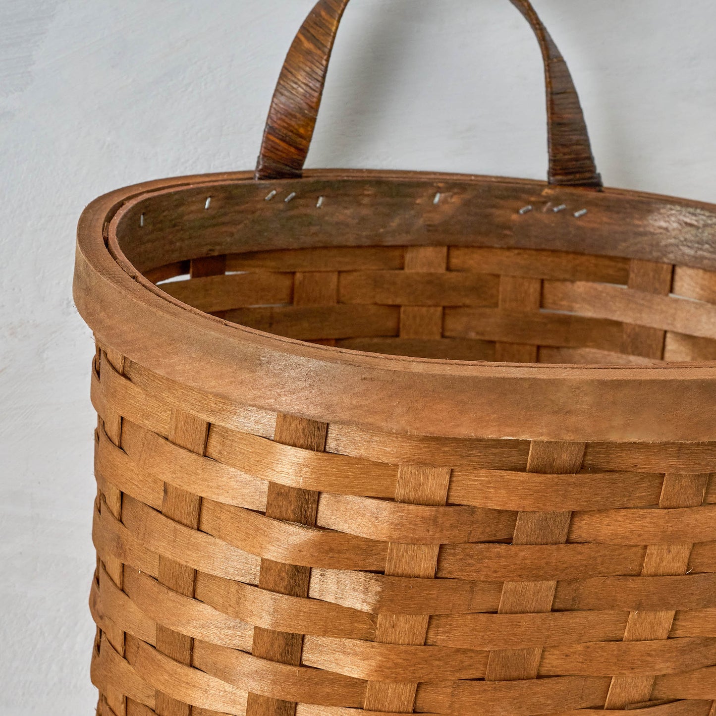 Warren Hand Woven Wall Basket close up