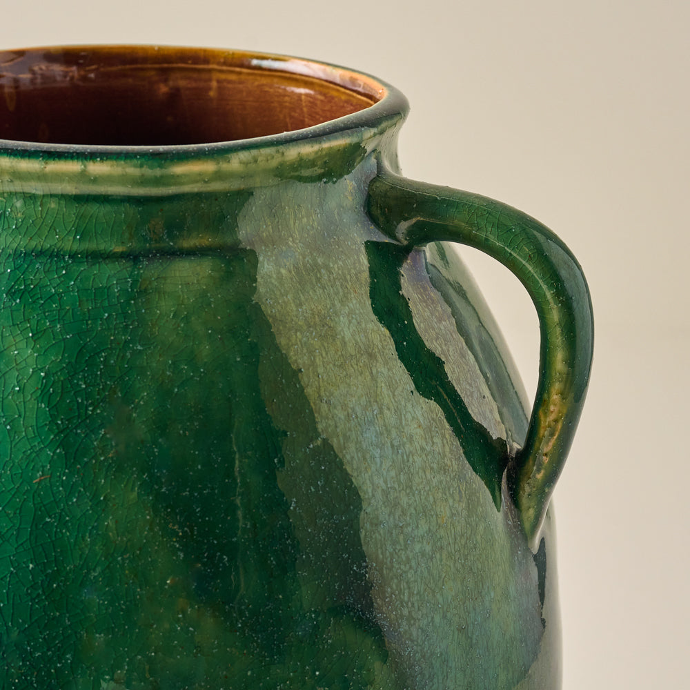 Lorne Glazed Amphora Vase up close