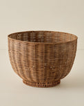 Oversized Rattan Decorative Bowl