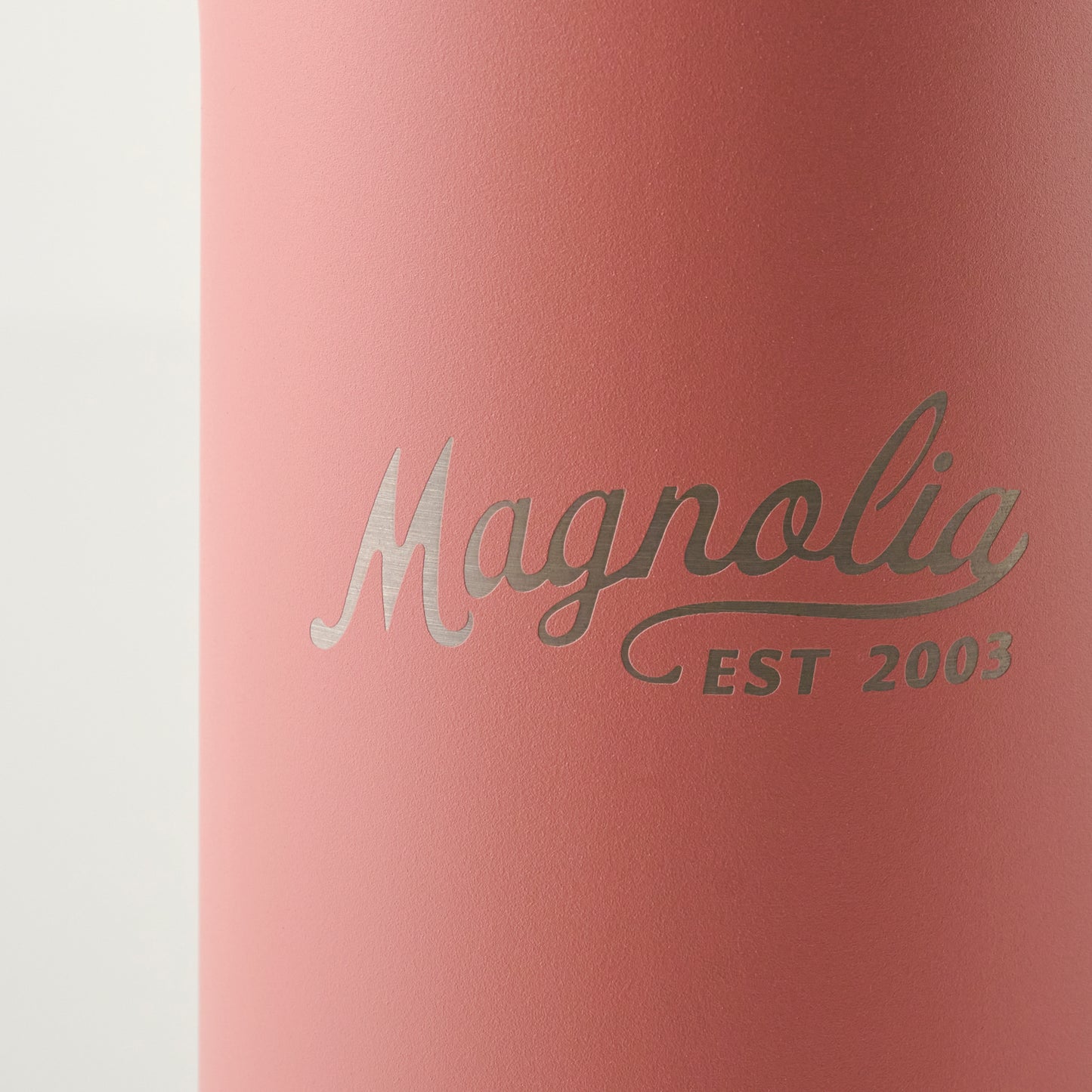 Magnolia Cora Script Sunset 32oz Sport Tumbler close up