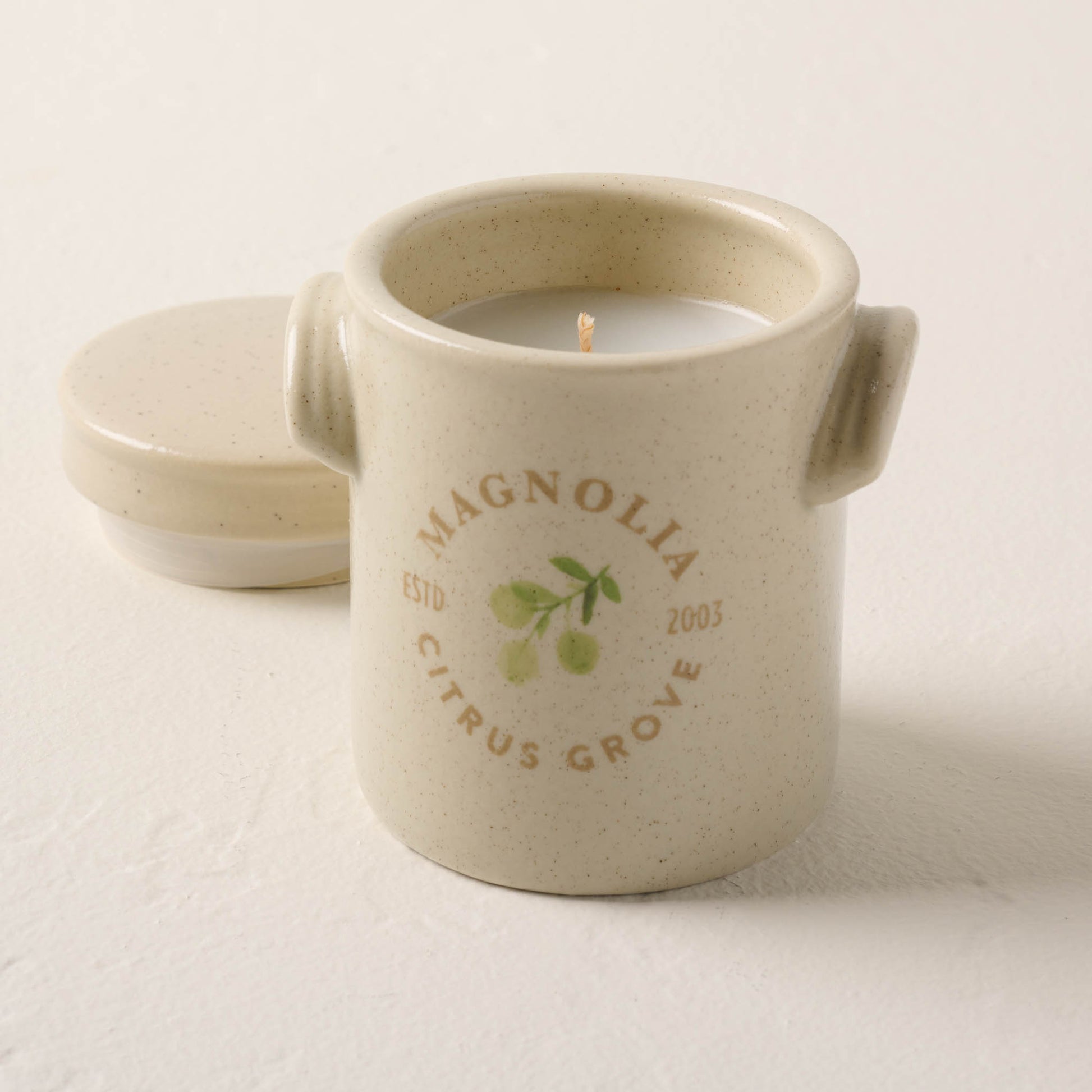 citrus grove scented magnolia candle