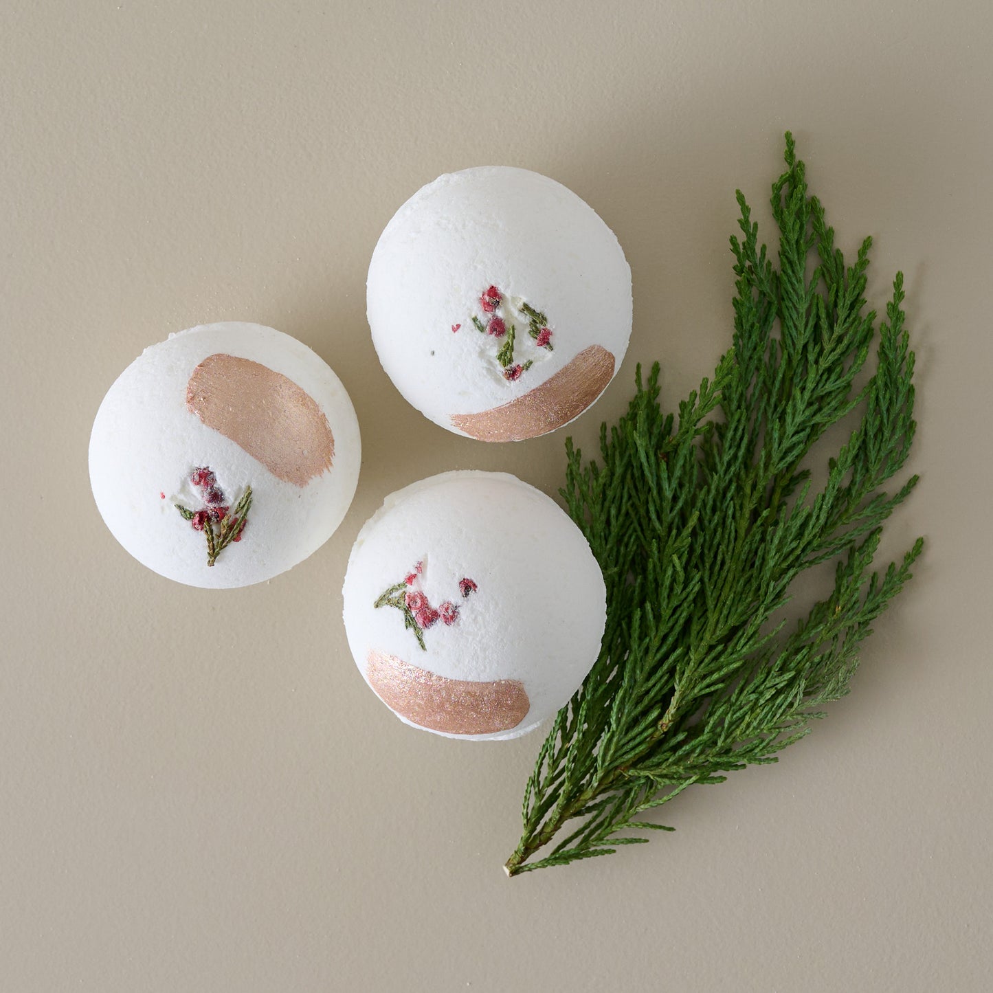 Cypress and Red Berries Bath Bomb Box