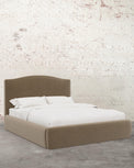 Clara Velvet Upholstered Bed