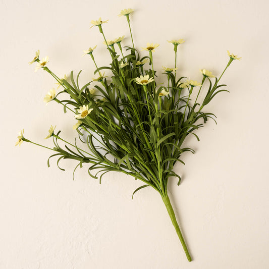 faux yellow daisy floral bouquet