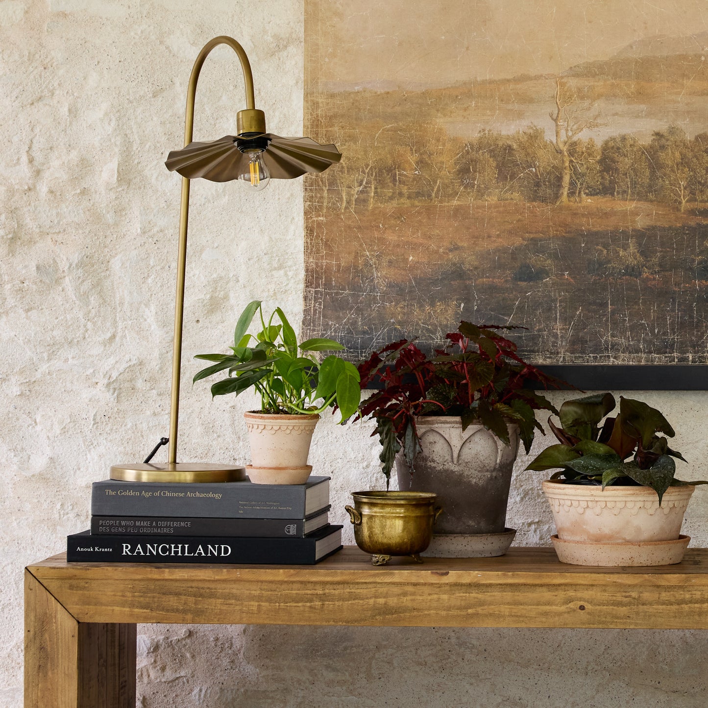 Arched Bergs Pot in a room
