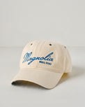 Magnolia Embroidered Script Cream Hat