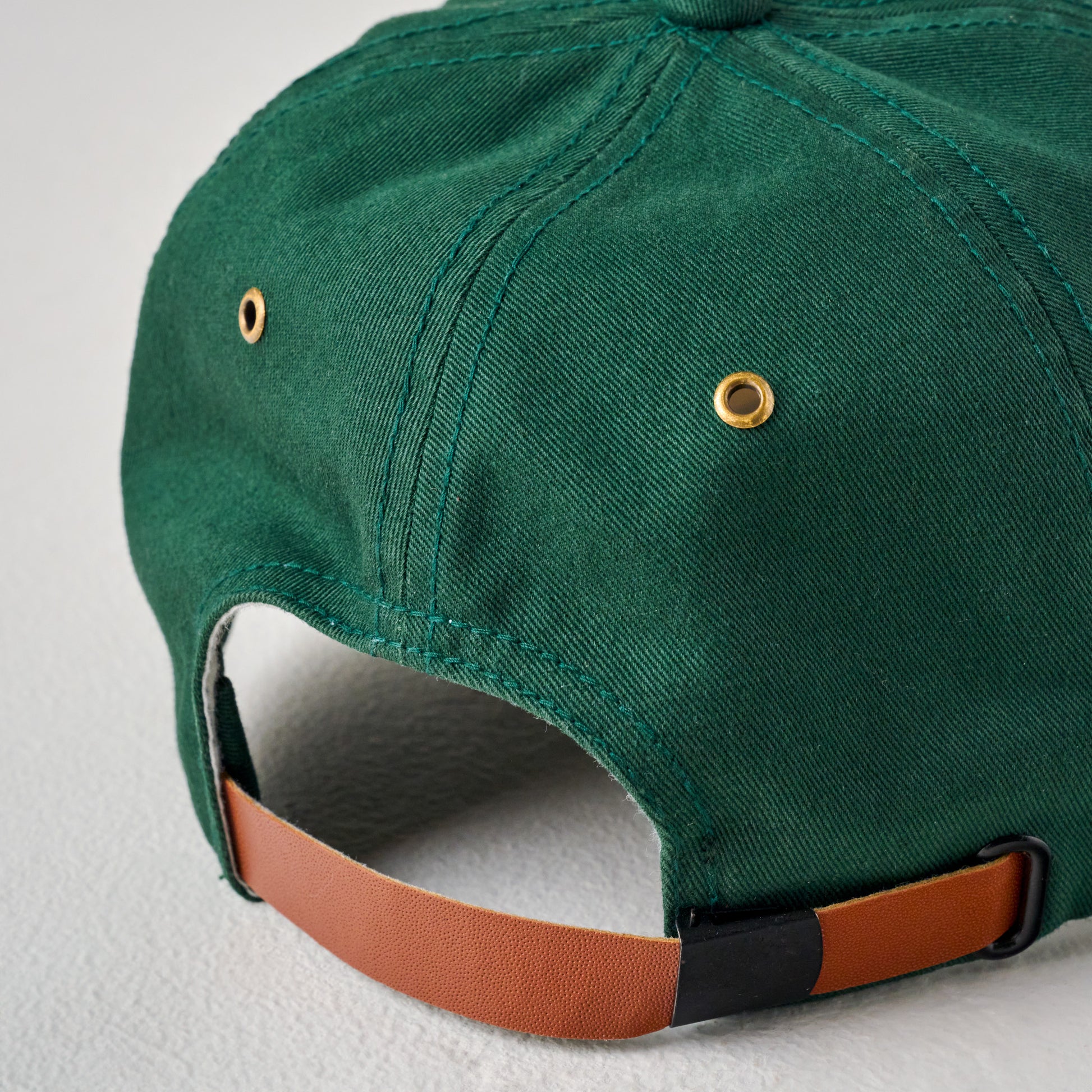 Magnolia Embroidered Script Hunter Green Hat back
