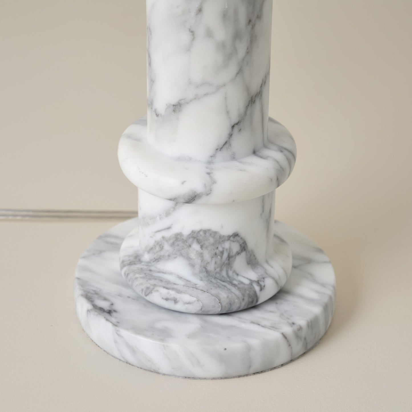 Esme Marble Lamp up close