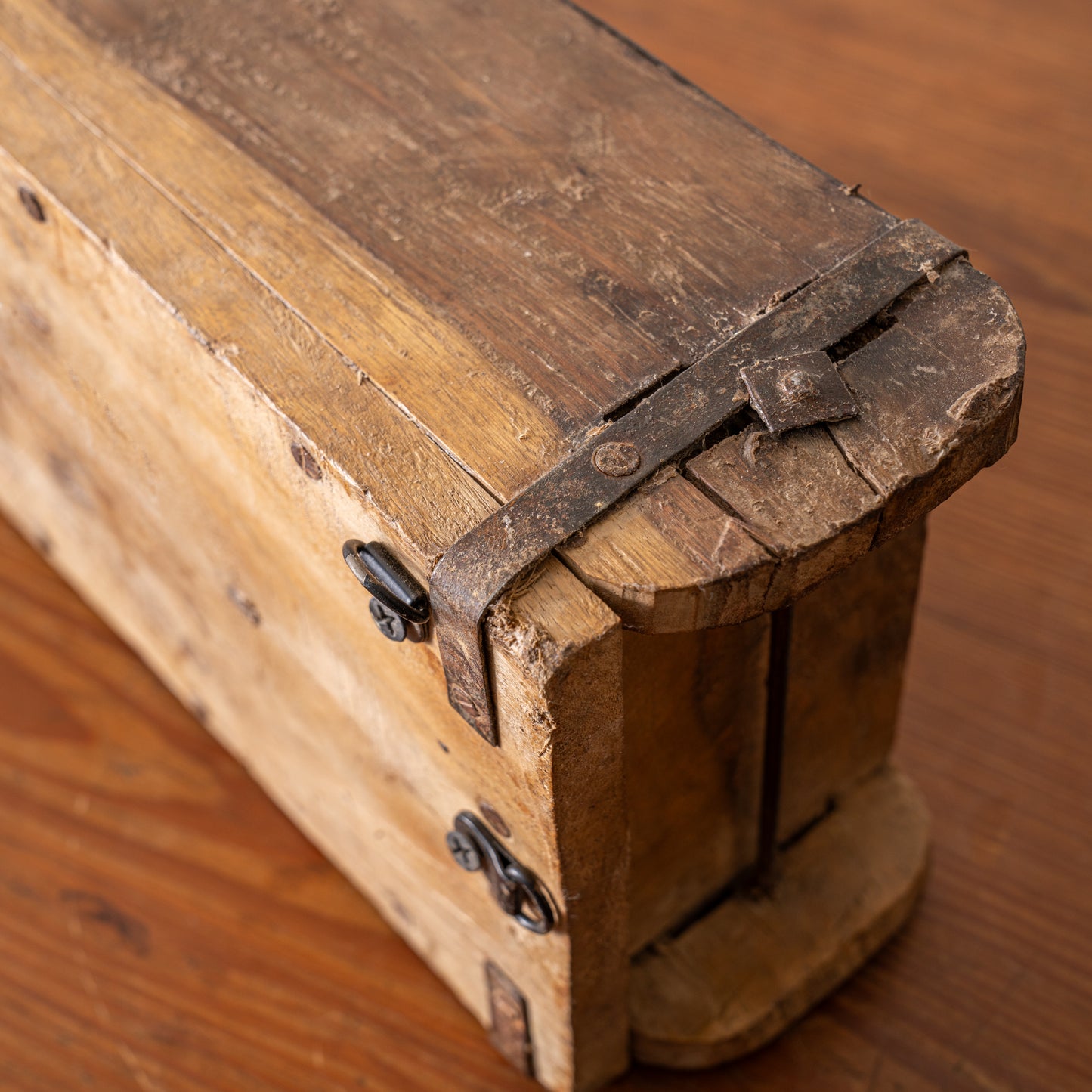 Found Wooden Brick Mold - Single side up close