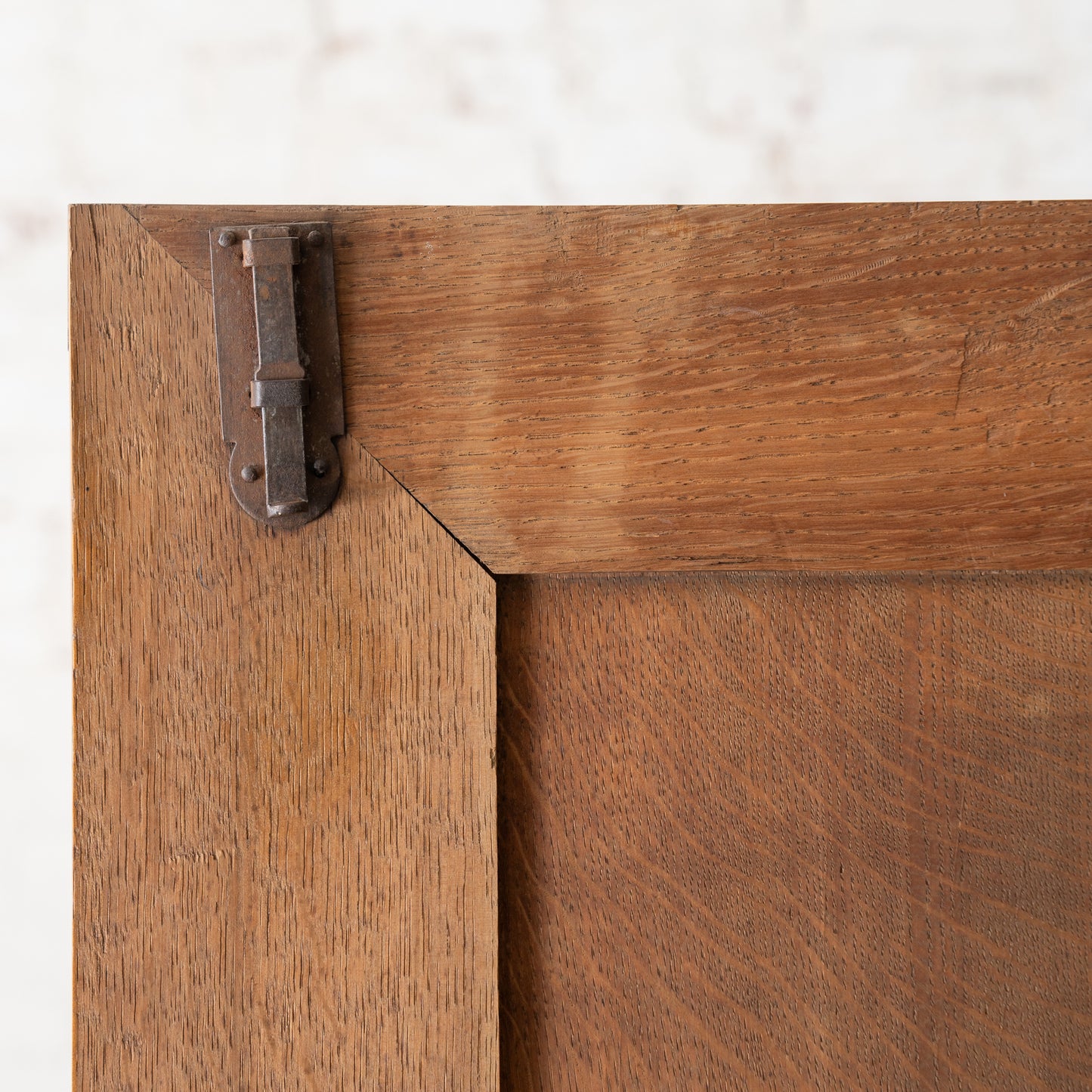 detail view of Antique Solid Wood Armoire from the Netherlands