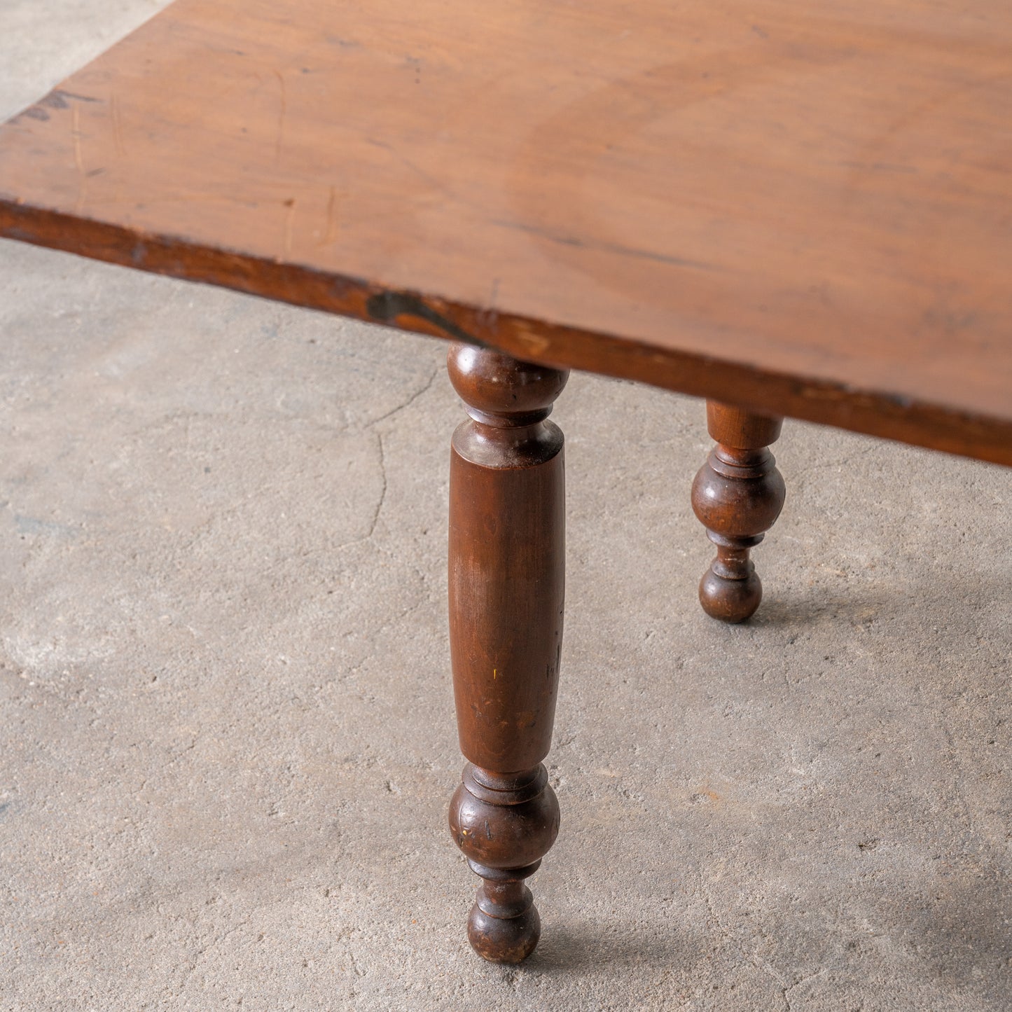 Antique Primitive Drop Leaf Table Circa 1830 legs and tabletop