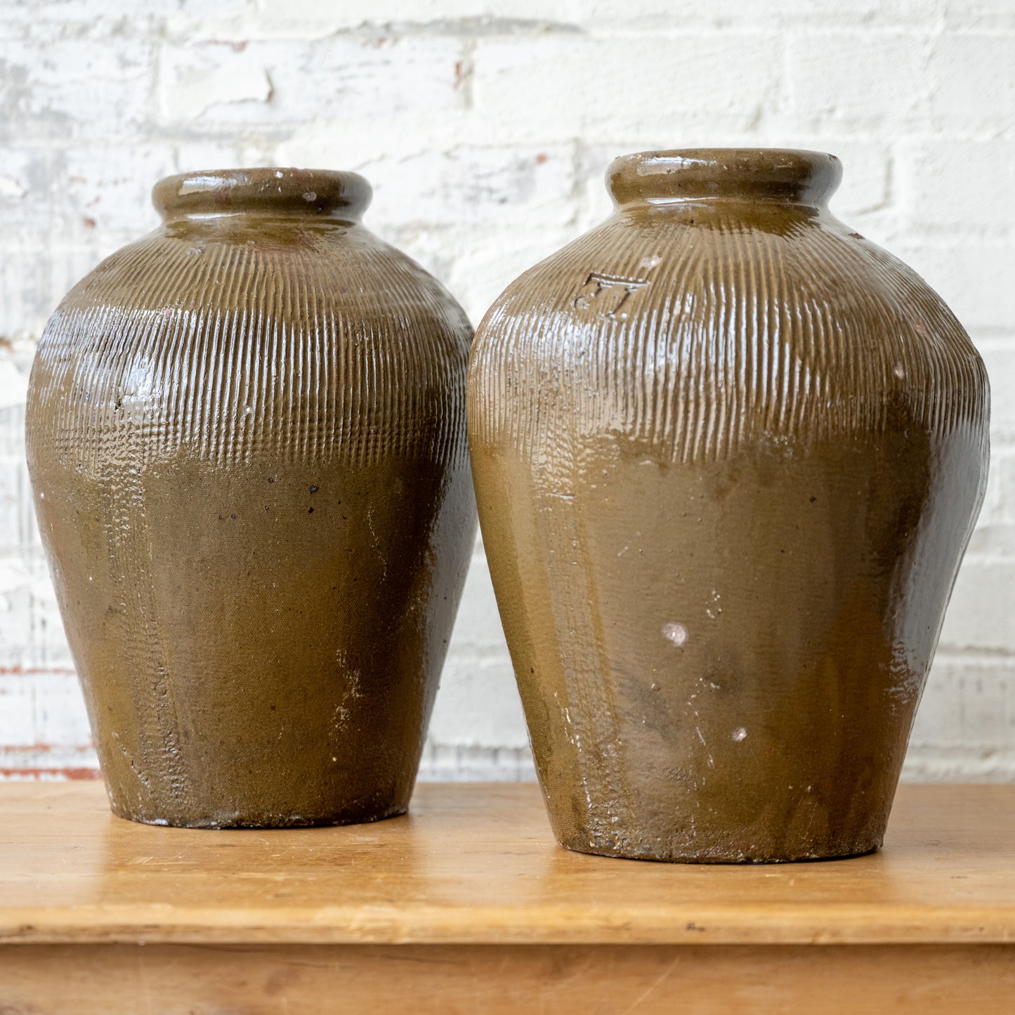 Galena Found Clay Jars - large