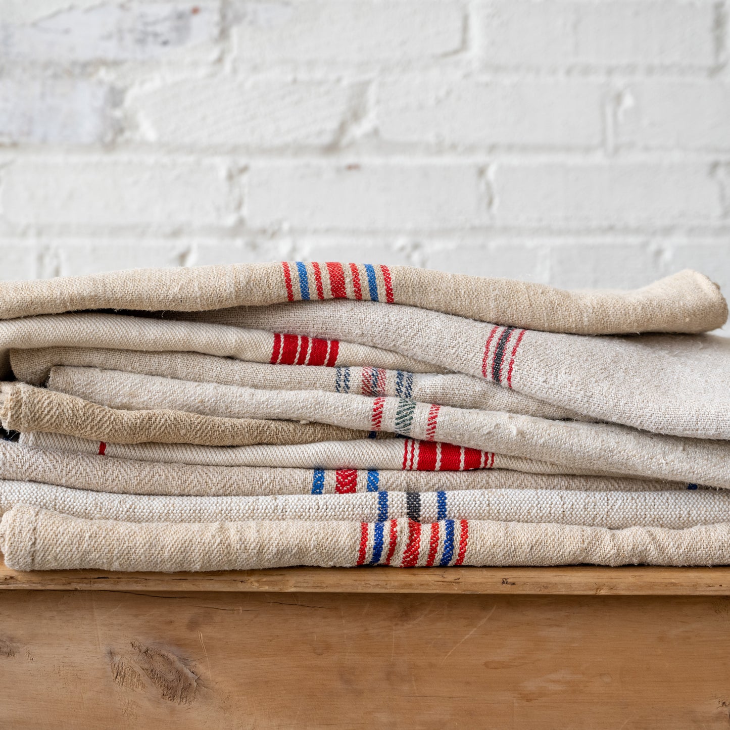 Found Assorted Grain Sacks