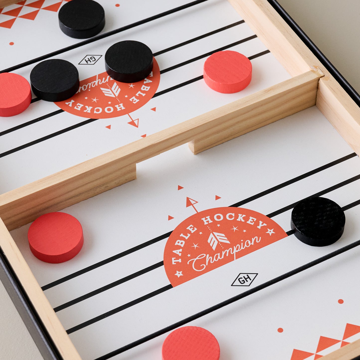 Table Hockey Game up close