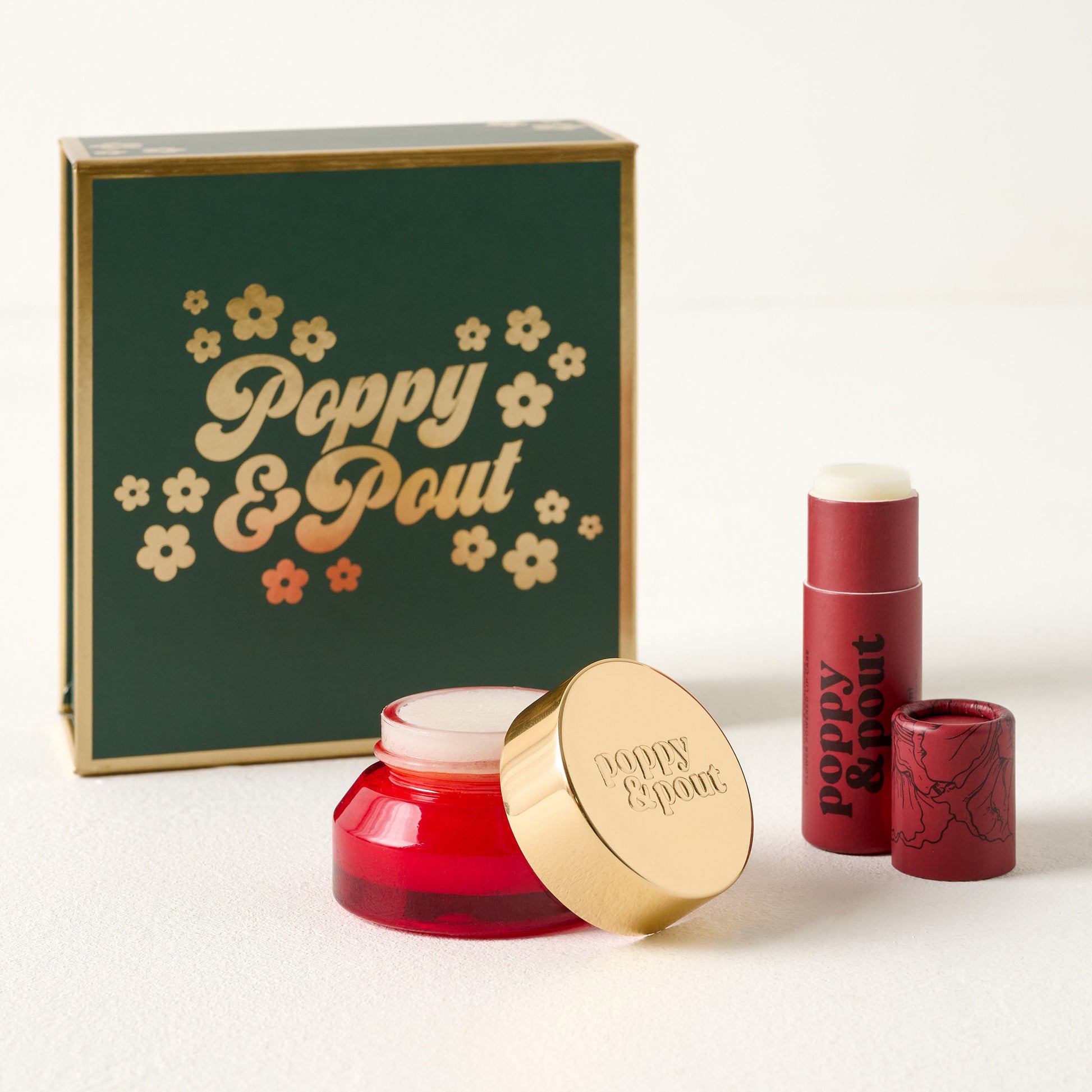 Poppy and Pout Lip Care Duo Set - Cinnamint