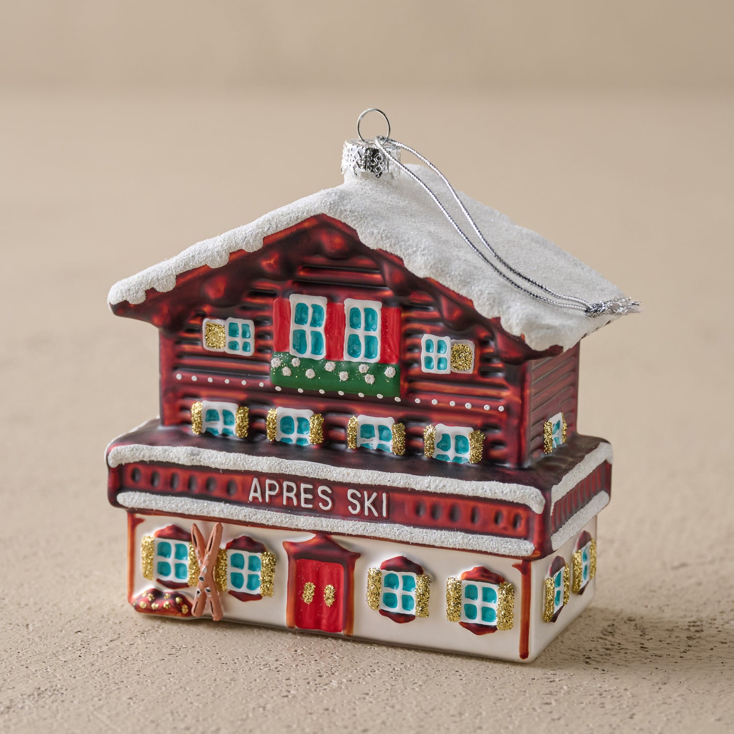 Ski Lodge Ornament