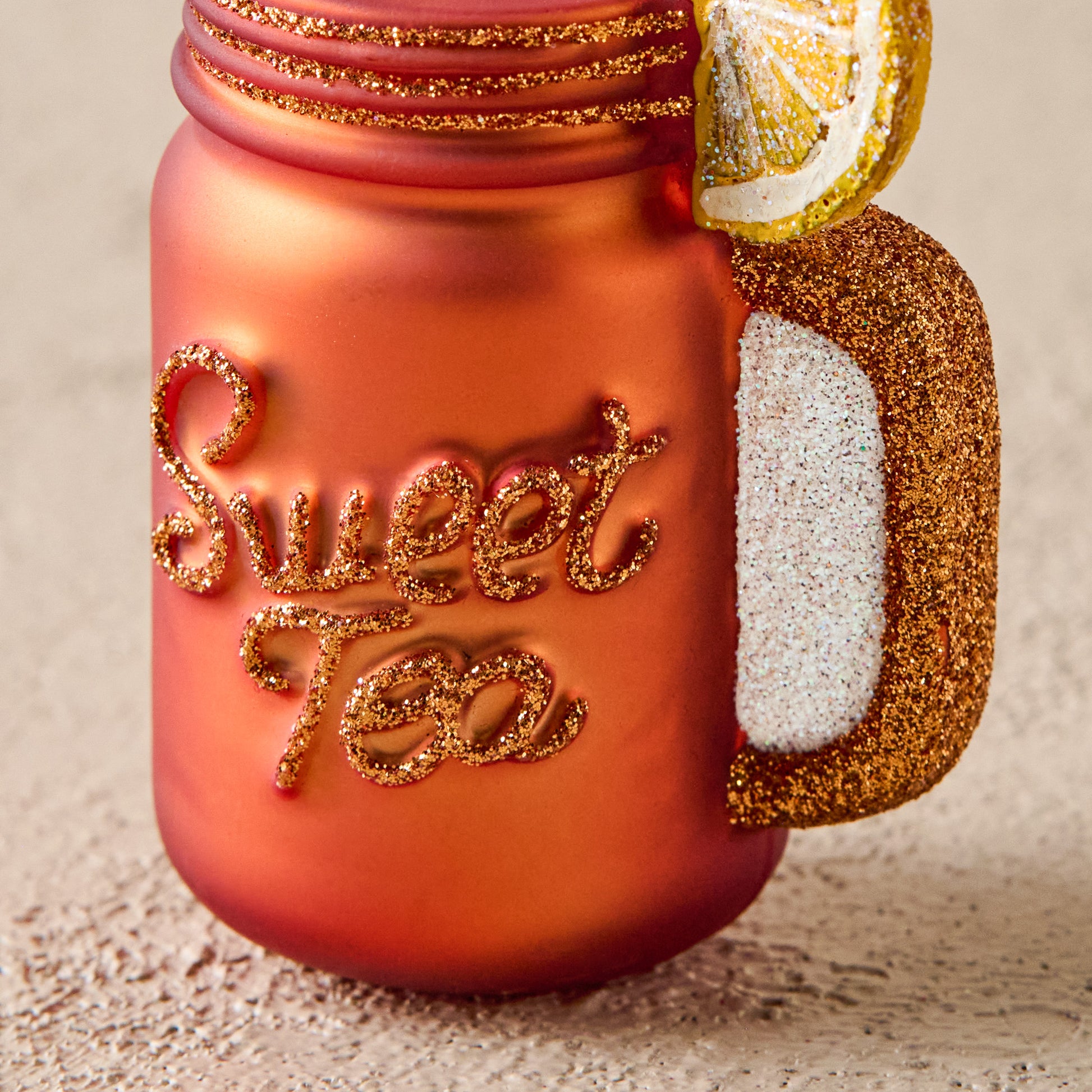 Southern Sweet Tea Ornament up close