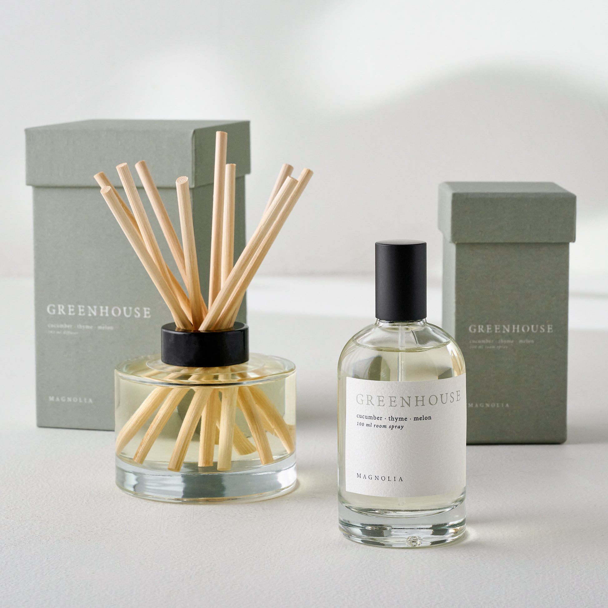 greenhouse diffuser with greenhouse room spray