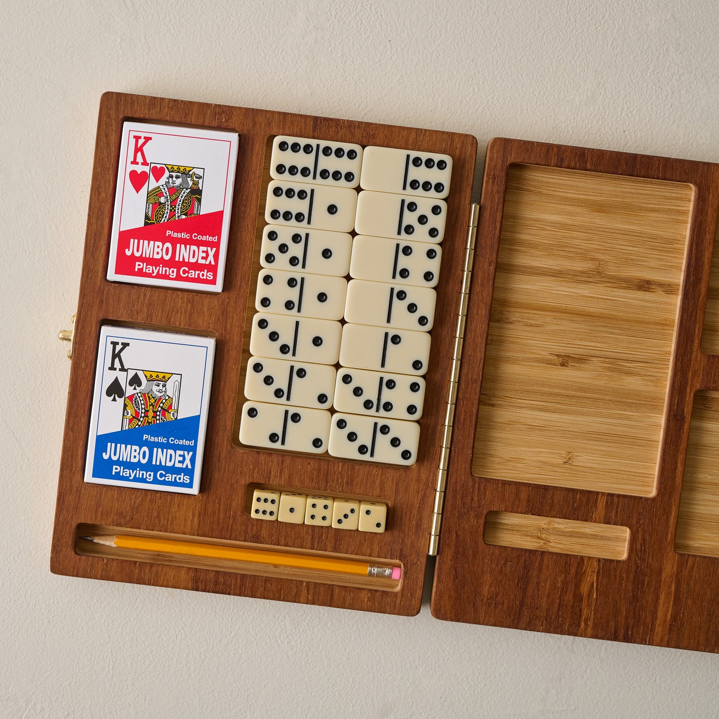 Wooden Poker Set