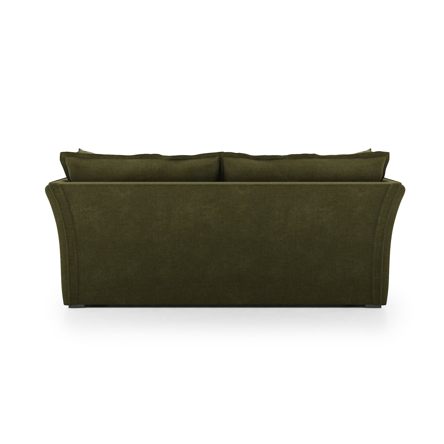 Sunday Sofa forest velvet back view