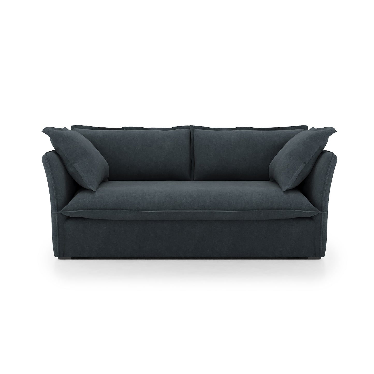 Sunday Sofa inkwell velvet front view