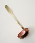 Handmade Hammered Copper + Brass Ladle