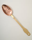 Handmade Hammered Copper + Brass Spoon