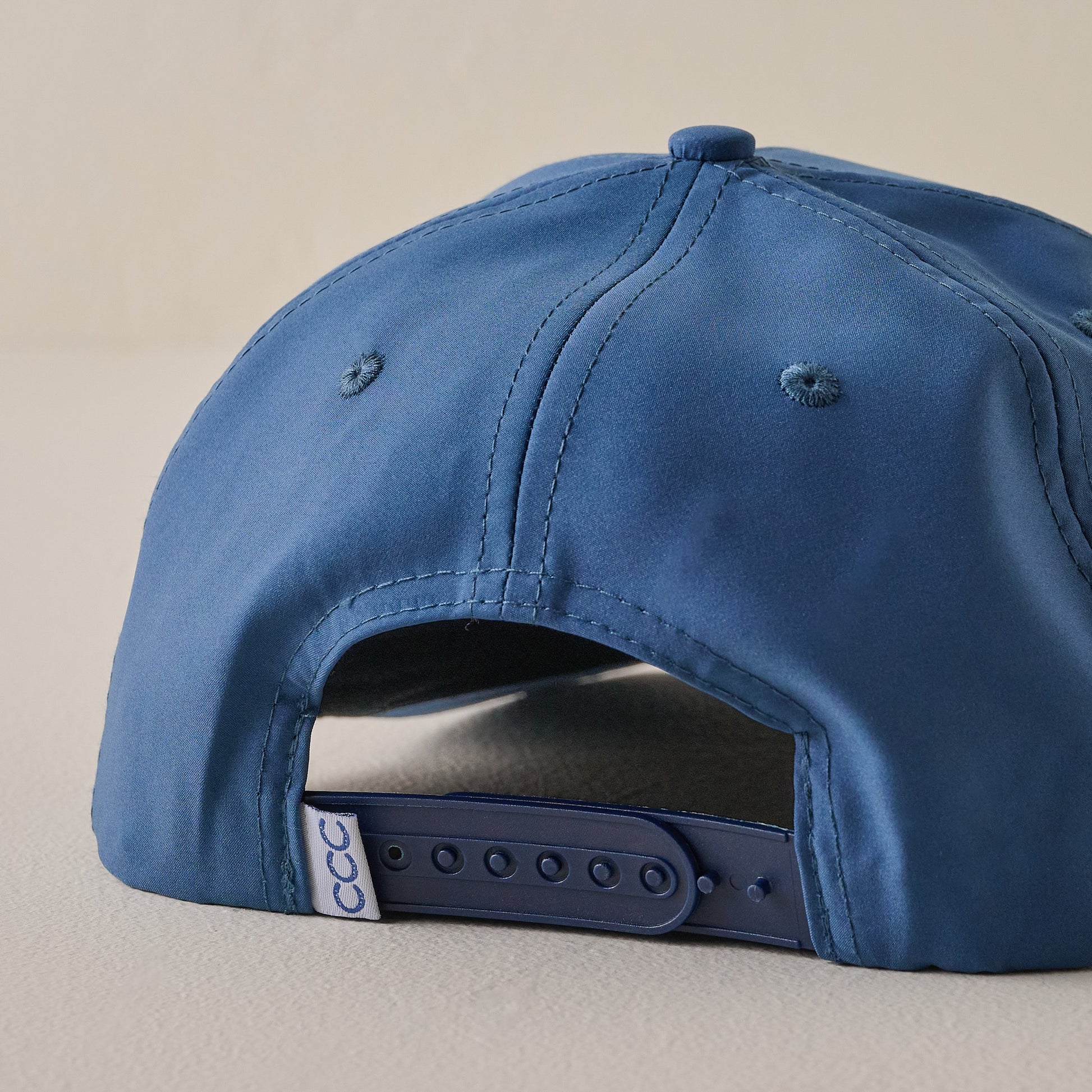Cursive Roped Navy Hat snapback