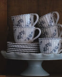 Heirloom Garden Floral Tea Cup and Saucer Set